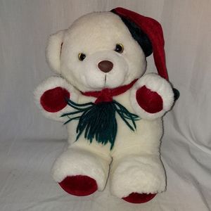 Holiday bear plush